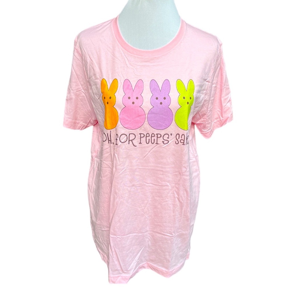 Bella Oh, For Peeps Sake! Graphic Tee Pink Size Large
